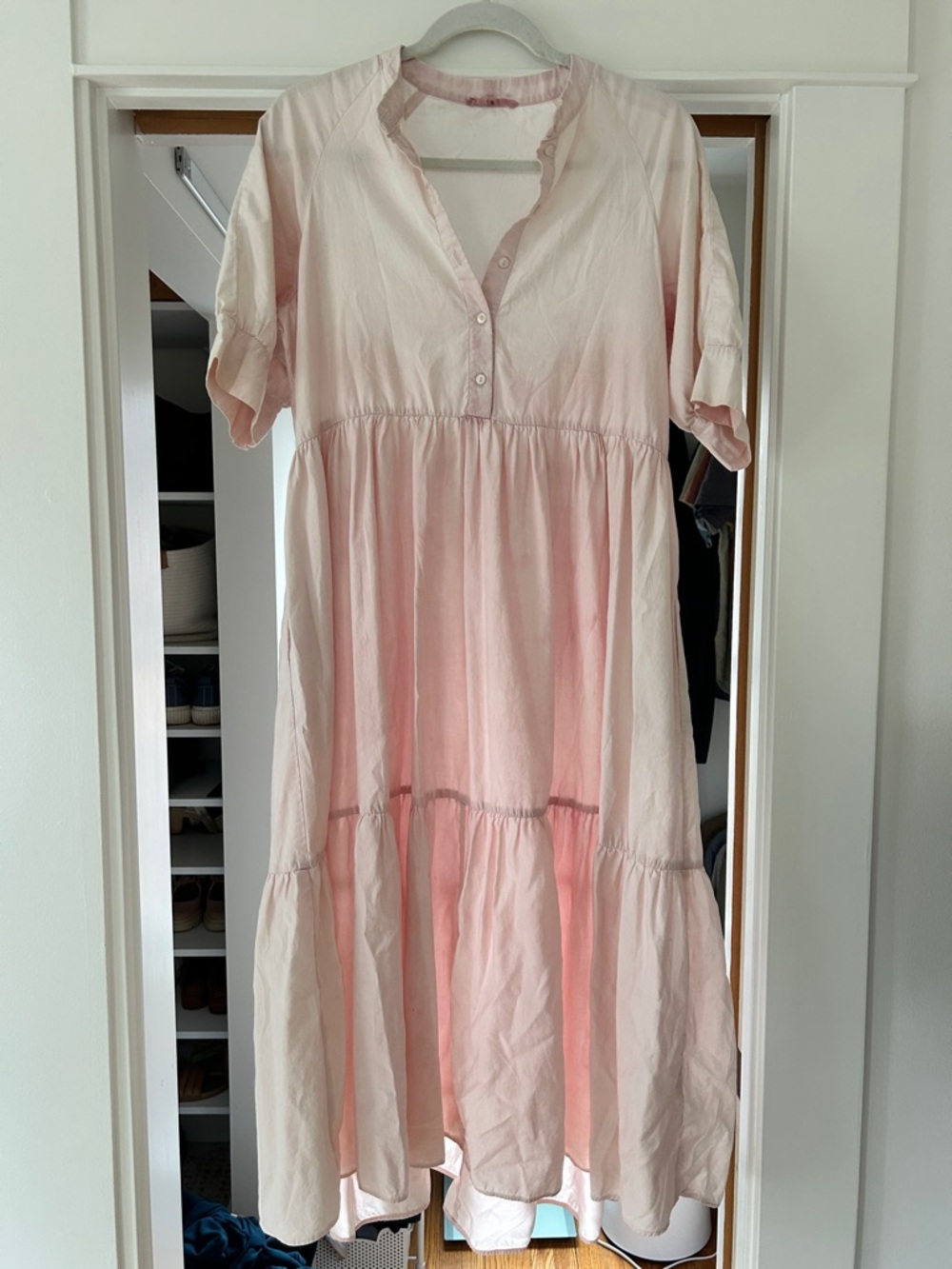 Ali Golden hand dyed raglan dress
